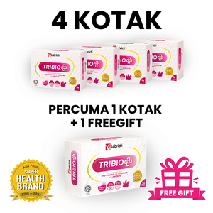 Set 4 Kotak + Percuma 1 + Freegift
